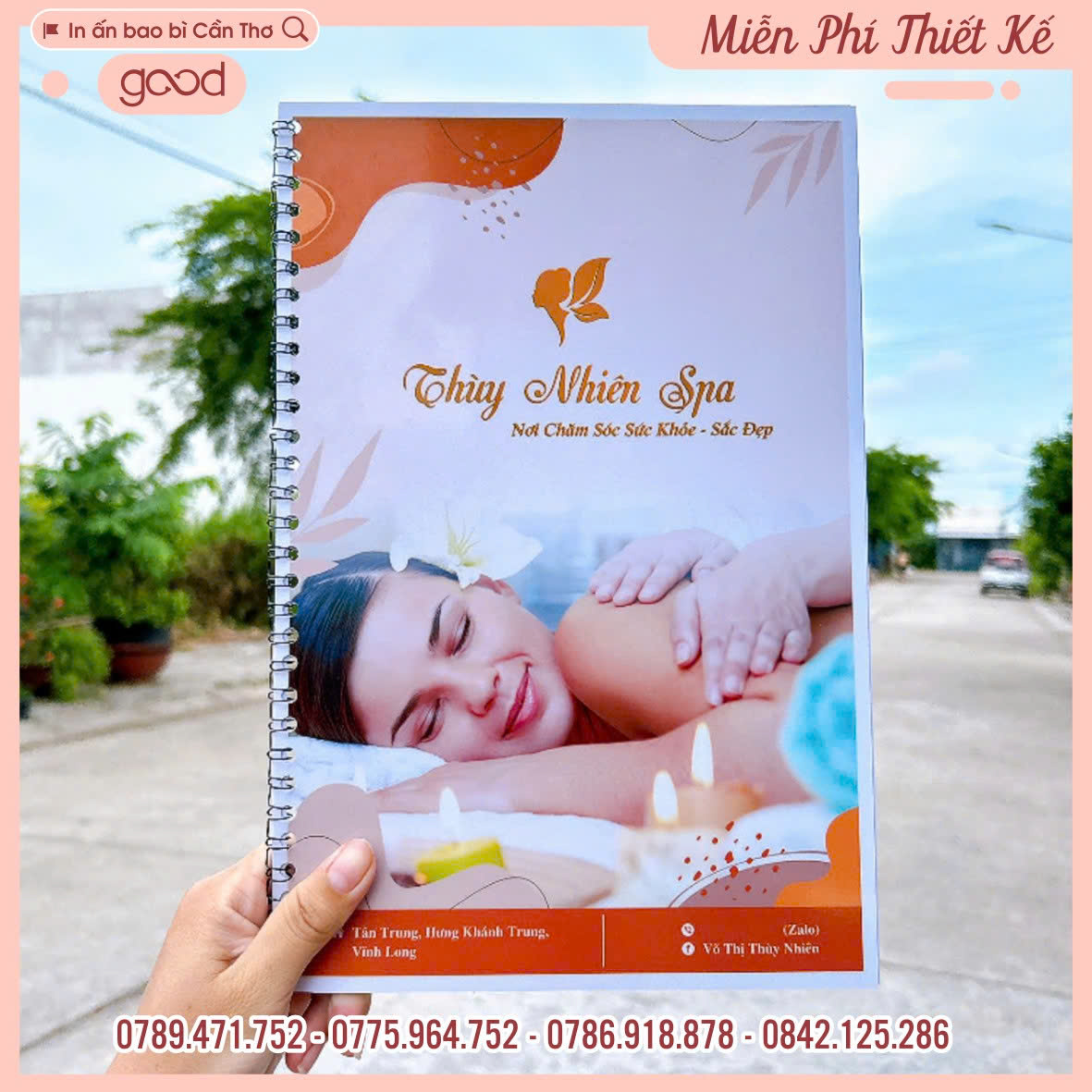 IN QUYỂN MENU SPA